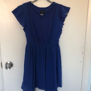 Girls 12 Blue casual dress